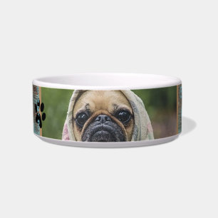 Dog Custom Photo Wood Bowl
