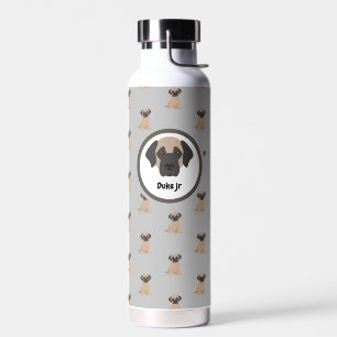 Dog customisable water bottle