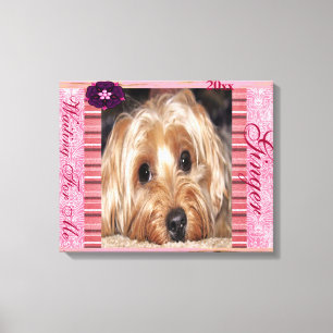 Dog Customise Photo Canvas Print