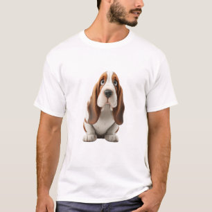Dog Cute Adorable Humourous Illustration T-Shirt