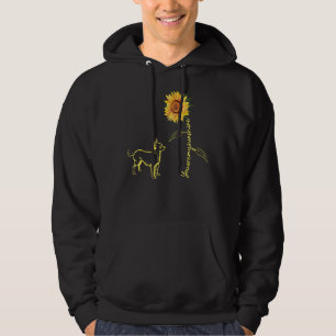 Dog Cute Chihuahua With Saying Sweet Sunflower Hoodie