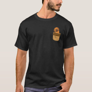 Dog Cute Pet Animal Puggle Owner Pocket Puggle T-Shirt