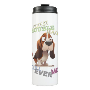 Dog Cuttest Trouble Maker Cute Adorable Funny  Thermal Tumbler