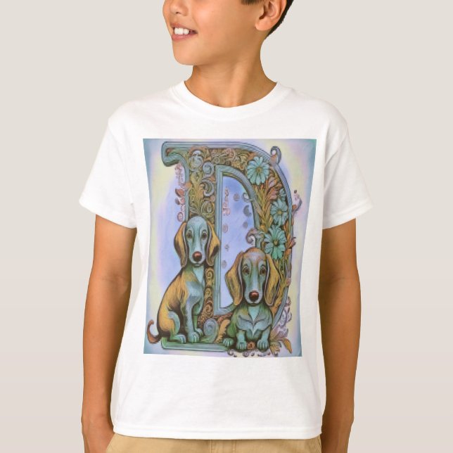 Dog D, Alfabet  T-Shirt (Front)