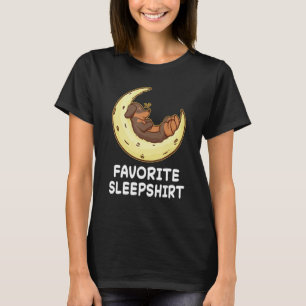 Dog Dachshund Dogs Nap Sleeping Sleep Pajama Moon T-Shirt