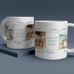 Dog Dad 3 Vertical Photo Loving Words Botanical Coffee Mug<br><div class="desc">Photo mug gift for a special dog dad from man's best friend, or it's just as easy to personalise for / from anyone else. The photo template displays 3 of your favourite photos in vertical format with rounded corners. Lettered with loving wording in clear, handwritten script, which reads "[name] I...</div>
