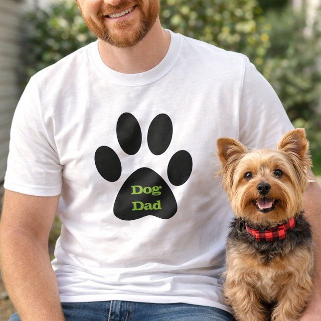Dog Dad Black Mens T-Shirt (Creator Uploaded)