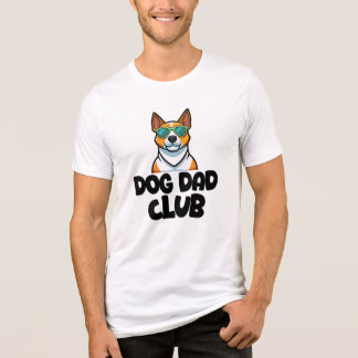 Dog Dad Club, Fathers Day Gift Tri-Blend Shirt