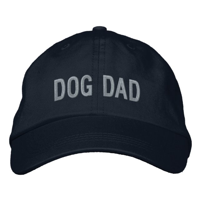 Dog Dad | Cool Dog Guy Embroidered Hat (Front)