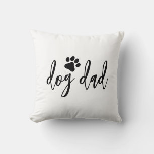 Dog dad cushion