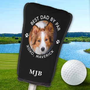Dog Dad Custom Photo Personalised Monogram Putter Golf Head Cover