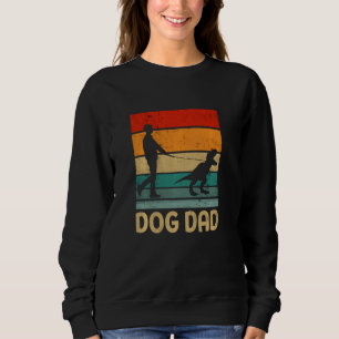 Dog Dad Dinosaur Dog Owners Funny Father S Day Vin Sweatshirt