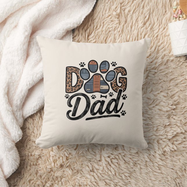 DOG Dad - Dog Lover Cushion (Blanket)