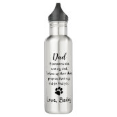 Dog Dad Funny Father's Day Joke - Humour Dog Dad 710 Ml Water Bottle (Left)