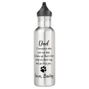 Dog Dad Funny Father's Day Joke - Humour Dog Dad 710 Ml Water Bottle