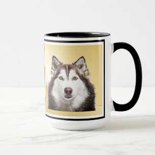 Dog Dad Funny Father's Day Pet Photo Black Inside Mug