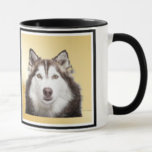 Dog Dad Funny Father's Day Pet Photo Black Inside Mug