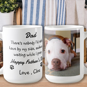 Dog Dad Funny Father's Day - Pet Photo Dog Humour Coffee Mug