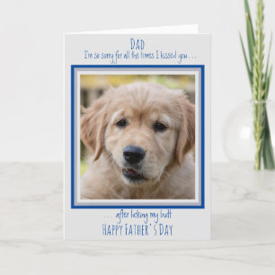 Dog Dad - Funny From the Dog - Happy Father's Day Card