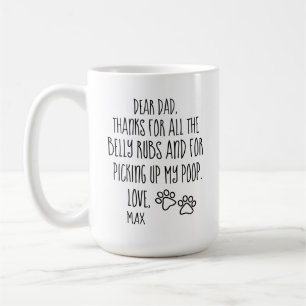 Dog Dad Gift, Fathers Day, Dog Dad, Personalised Coffee Mug
