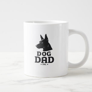 Dog Dad Gifts for Him – Funny & Custom Gea Large Coffee Mug