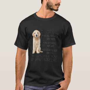Dog Dad Happy Father s Day To The Best Golden Retr T-Shirt