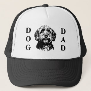 DOG DAD Labradoodle Doodle Dog Father's Day Trucker Hat