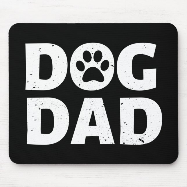 Dog Dad Mouse Mat (Front)