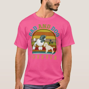 Dog Dad Poodle Men Gift Pet Animal Poodle T-Shirt
