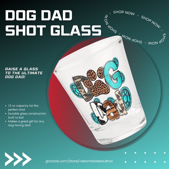 Dog Dad Shot glass (Creator Uploaded)