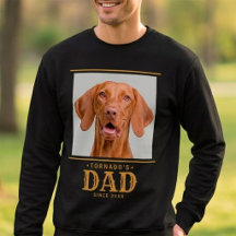 Dog Dad Since Personalised Pet Photo with Name