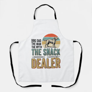 Dog Dad Snack Dealer Vintage Dog Lover Shirt_1 Apron