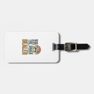 Dog Dad Snack Dealer Vintage Dog Lover Shirt_1 Luggage Tag