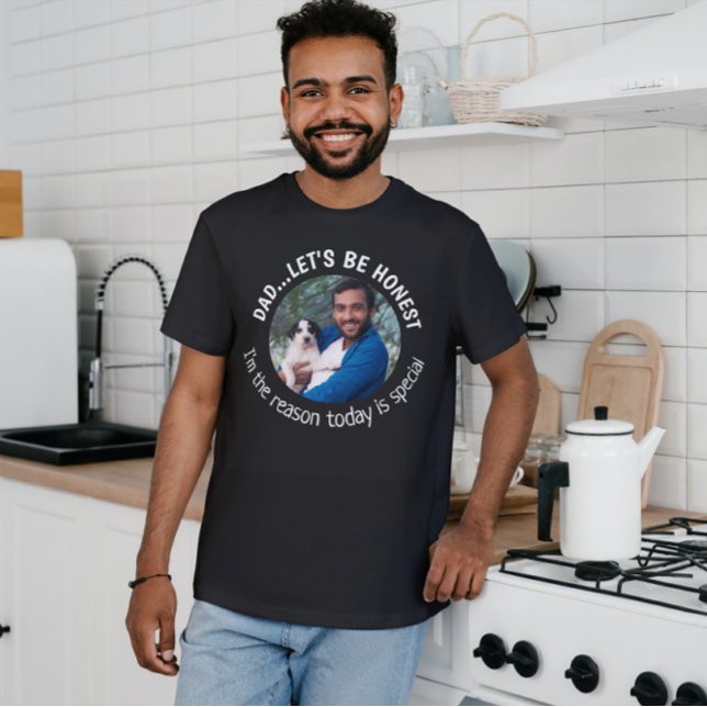  Dog Dad Special Fathers Day Custom Photo T-Shirt (Creator Uploaded)