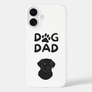 Dog Dad T-shirt Funny Pet Lovers Tee iPhone 16 Case