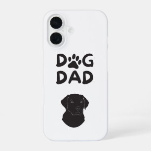 Dog Dad T-shirt Funny Pet Lovers Tee iPhone 16 Case