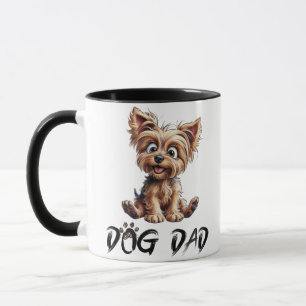 “Dog Dad The Sweetest Guide to Living with a York" Mug