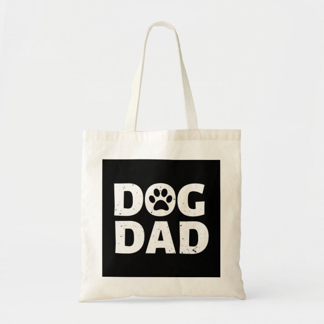Dog Dad Tote Bag (Front)