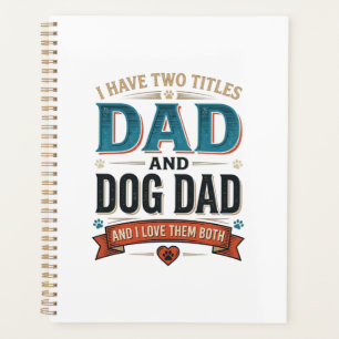 Dog Dad Vintage Engraving T-Shirt Design_1 Planner