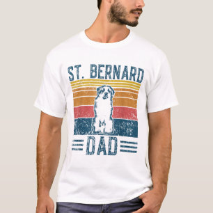 Dog Dad - Vintage St. Bernard Dad T-Shirt