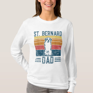 Dog Dad - Vintage St. Bernard Dad T-Shirt