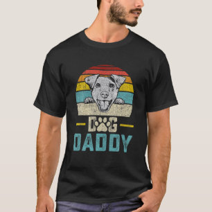 Dog Daddy Vintage Eighties Style Jack Russell Terr T-Shirt