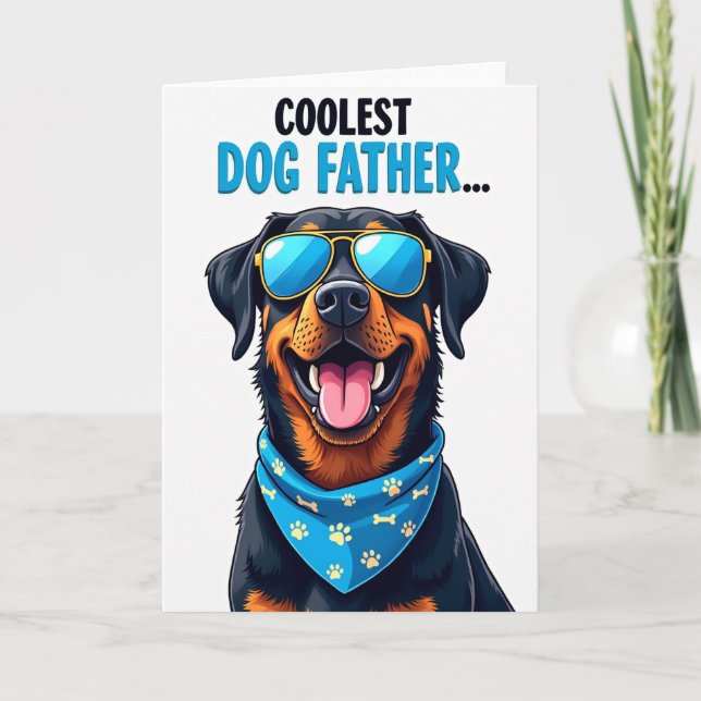 Dog Dads Bright Day Card (Front)