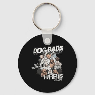 Dog Dads For Kamala Harris  Key Ring