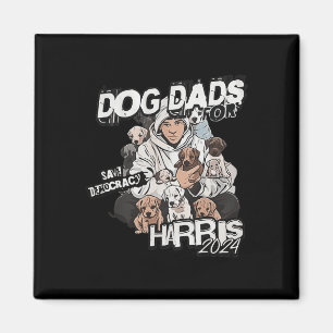 Dog Dads For Kamala Harris Magnet