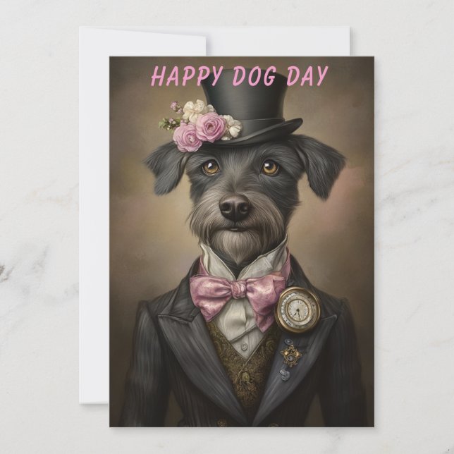 Dog Day Greeting Card – Funny Custom Pet Lover (Front)
