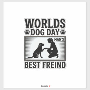 Dog Day Man’s Best Freind Vintage
