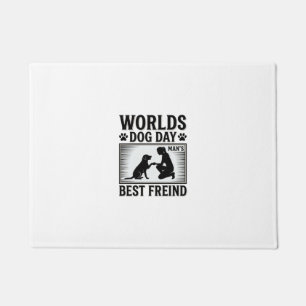 Dog Day Man’s Best Freind Vintage Doormat