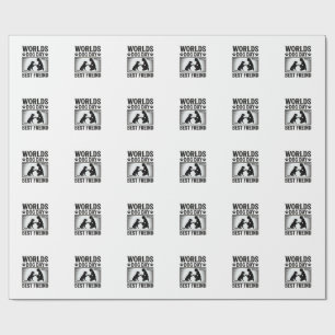 Dog Day Man’s Best Freind Vintage Wrapping Paper