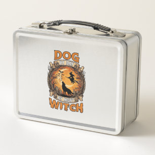 Dog Day Witch Night Halloween Wolf Moon Bats_1 Metal Lunch Box